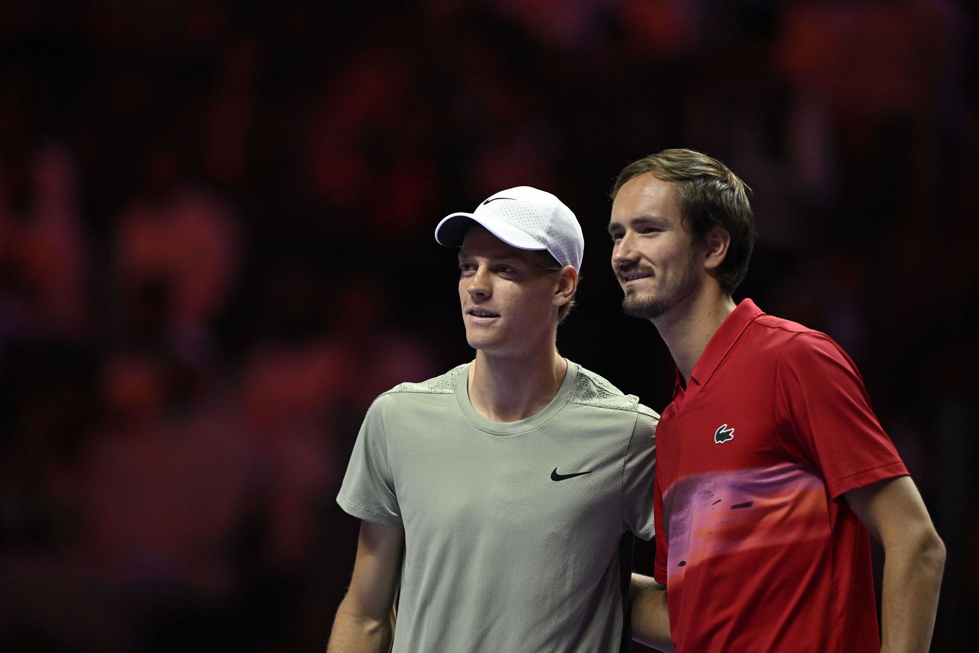 Jannik Sinner (L) and Daniil Medvedev (R) (Source: Getty)